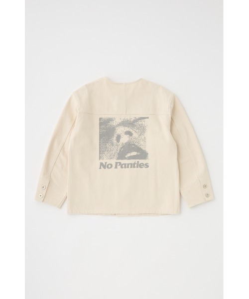 MOUSSY（マウジー）の「PU WORK ジャケット（ノーカラージャケット・レディース・オフホワイト・FREE）」の16枚目の写真