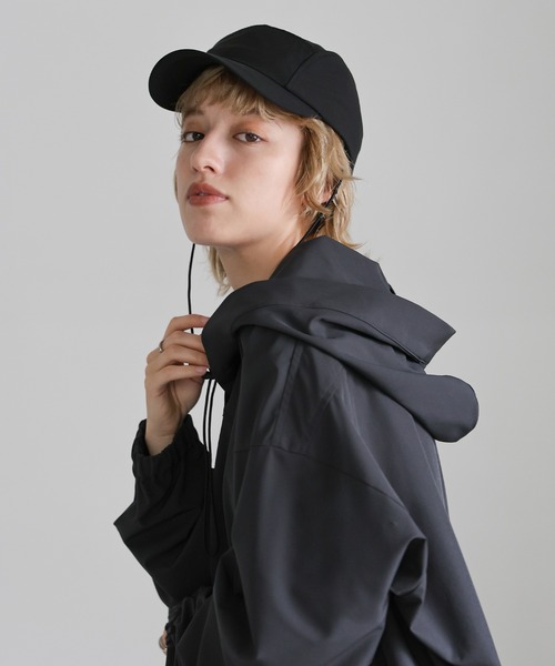 select MOCA（セレクトモカ）の「ストラップ付き撥水2WAYキャップ（キャップ・レディース・ベージュ/カーキ/ブラック・FREE）」の13枚目の写真