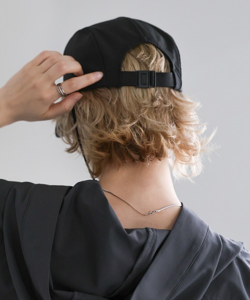 select MOCA（セレクトモカ）の「ストラップ付き撥水2WAYキャップ（キャップ・レディース・ベージュ/カーキ/ブラック・FREE）」の12枚目の写真