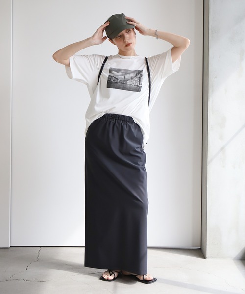 select MOCA（セレクトモカ）の「ストラップ付き撥水2WAYキャップ（キャップ・レディース・ベージュ/カーキ/ブラック・FREE）」の6枚目の写真