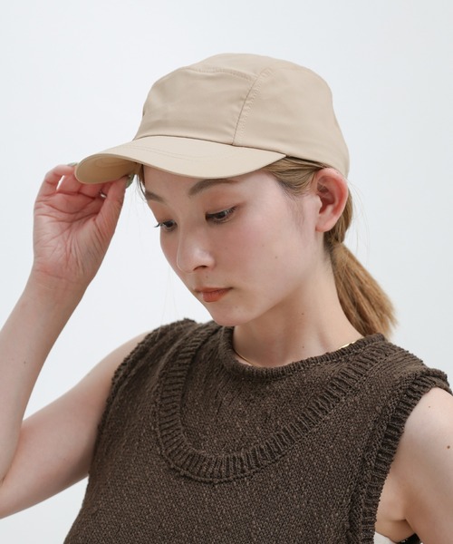 select MOCA（セレクトモカ）の「ストラップ付き撥水2WAYキャップ（キャップ・レディース・ベージュ/カーキ/ブラック・FREE）」の14枚目の写真