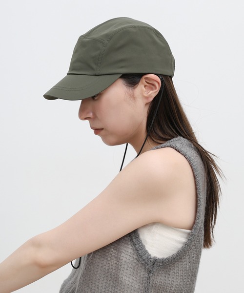 select MOCA（セレクトモカ）の「ストラップ付き撥水2WAYキャップ（キャップ・レディース・ベージュ/カーキ/ブラック・FREE）」の20枚目の写真