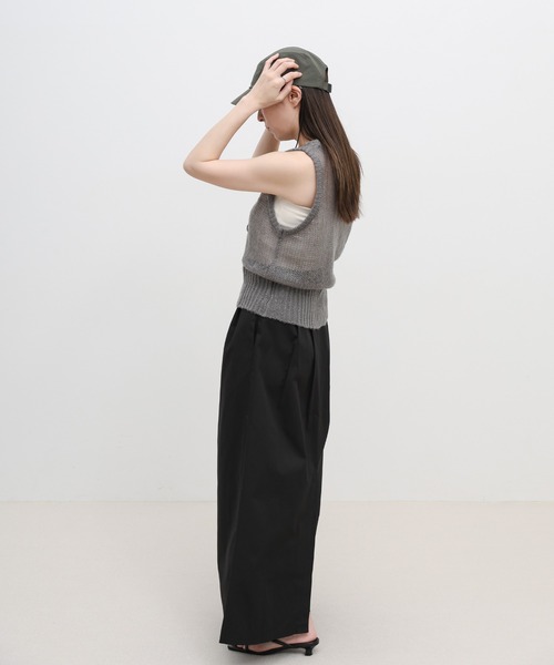 select MOCA（セレクトモカ）の「ストラップ付き撥水2WAYキャップ（キャップ・レディース・ベージュ/カーキ/ブラック・FREE）」の21枚目の写真