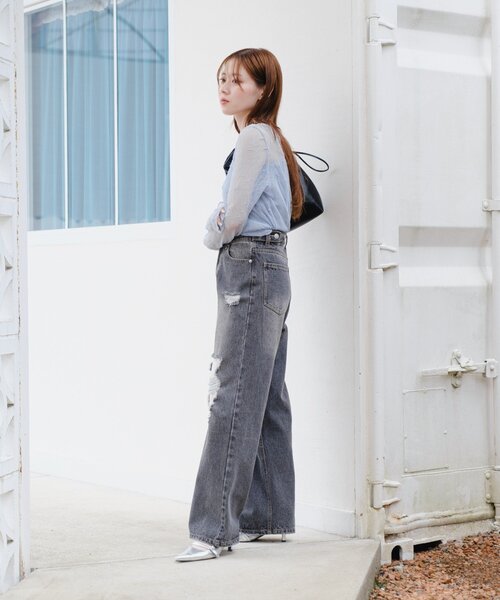 Kastane  ランダムチュールメローTEE WEB限定】ランダムチュールメローTEE（Tシャツ/カットソー
