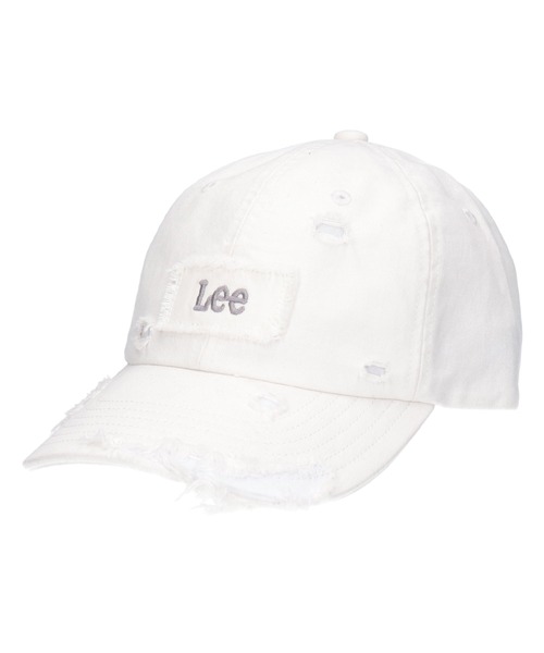 Lee（リー）の「Lee/リー キャップ COTTON DAMAGE CAP 251076606（キャップ・メンズ・オリーブ/ホワイト/ブラック・FREE）」の2枚目の写真