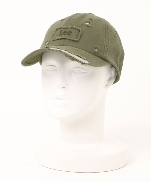 Lee（リー）の「Lee/リー キャップ COTTON DAMAGE CAP 251076606（キャップ・メンズ・オリーブ/ホワイト/ブラック・FREE）」の11枚目の写真