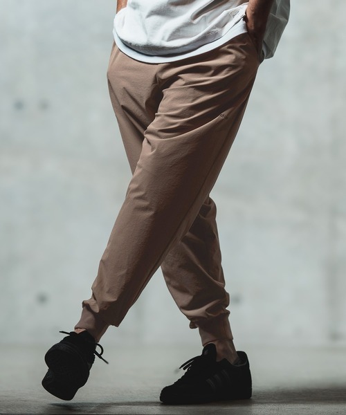 GLIMCLAP（グリムクラップ）の「mp13549- Mini-ripstop nylon fabric jogger pants ジョガーパンツ（その他パンツ・メンズ・ブラック/ベージュ・S/M/L）」の15枚目の写真