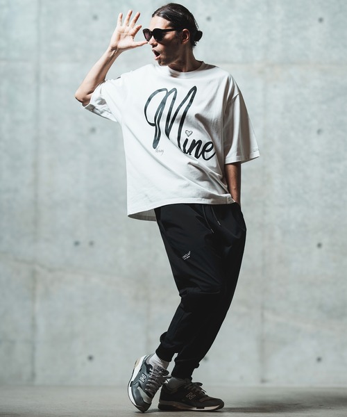 GLIMCLAP（グリムクラップ）の「mp13549- Mini-ripstop nylon fabric jogger pants ジョガーパンツ（その他パンツ・メンズ・ブラック/ベージュ・S/M/L）」の7枚目の写真