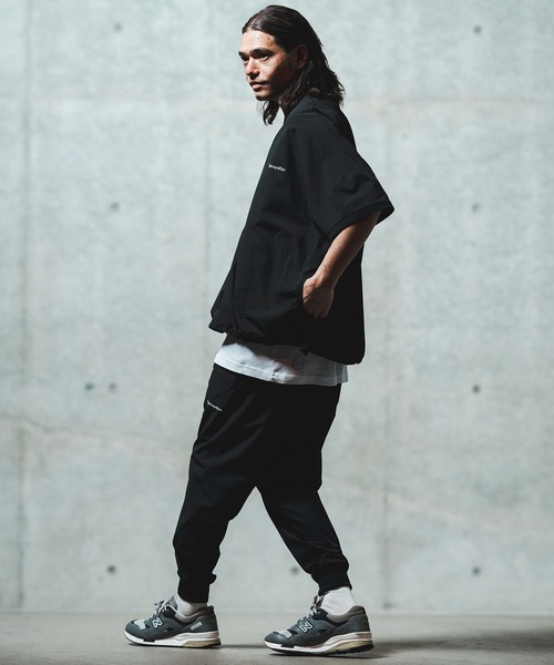 GLIMCLAP（グリムクラップ）の「mp13549- Mini-ripstop nylon fabric jogger pants ジョガーパンツ（その他パンツ・メンズ・ブラック/ベージュ・S/M/L）」の9枚目の写真