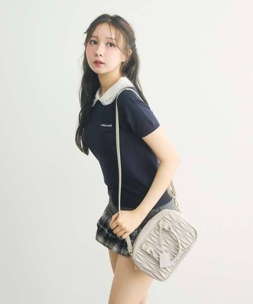 TITTY&CO.（ティティーアンドコー）の「チェックフリルデニムスカート（デニムスカート・レディース・ブラック/ブルー・FREE）」の18枚目の写真