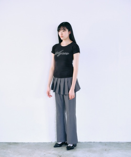 FCMM(エフシーエムエム)の「【日本限定】RHINESTONE S/S TEE / ラインストーンショートスリーブT(Tシャツ/カットソー・レディース・ホワイト/ブラック・MEDIUM/SMALL)」の13枚目の写真