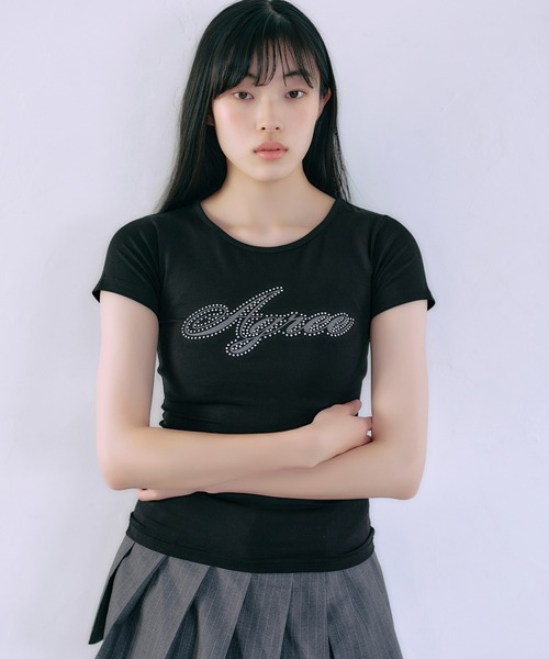 STONE ロゴ Tシャツ ショートスリーブ セール】【日本限定】RHINESTONE S/S TEE / ラインストーン
