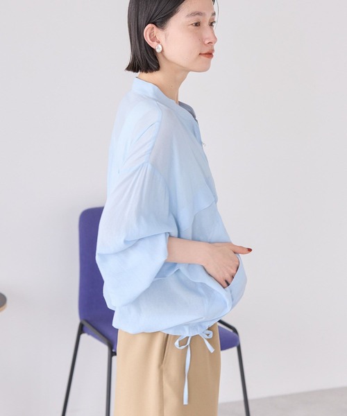 AMERICAN HOLIC(アメリカンホリック)の「接触冷感シアースポーティーブルゾン(その他アウター・レディース・ブラック/ライトブルー/アイボリー・L/M)」の9枚目の写真