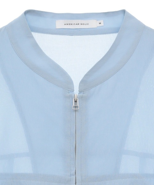 AMERICAN HOLIC(アメリカンホリック)の「接触冷感シアースポーティーブルゾン(その他アウター・レディース・ブラック/ライトブルー/アイボリー・L/M)」の19枚目の写真