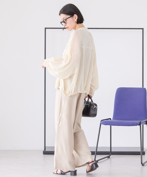 AMERICAN HOLIC(アメリカンホリック)の「接触冷感シアースポーティーブルゾン(その他アウター・レディース・ブラック/ライトブルー/アイボリー・L/M)」の17枚目の写真