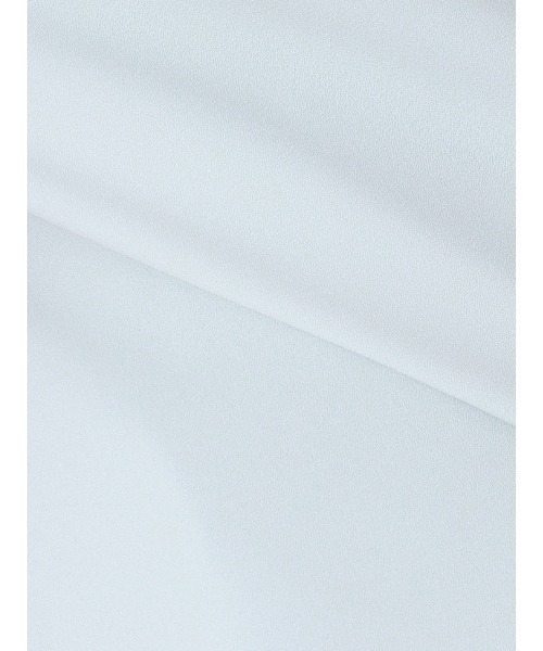 SUIT SQUARE（スーツスクエア）の「ボウタイ2WAYブラウス 半袖 ウォッシャブル ジョーゼット（シャツ/ブラウス・レディース・ブルー系/イエロー系/ホワイト系・38(9号)）」の15枚目の写真