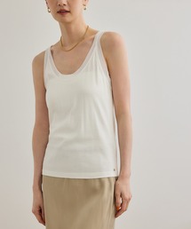 ROPE' | 【WEB・一部店舗限定】【接触冷感/UVカット】チュールコンビテレコタンクトップ(タンクトップ)