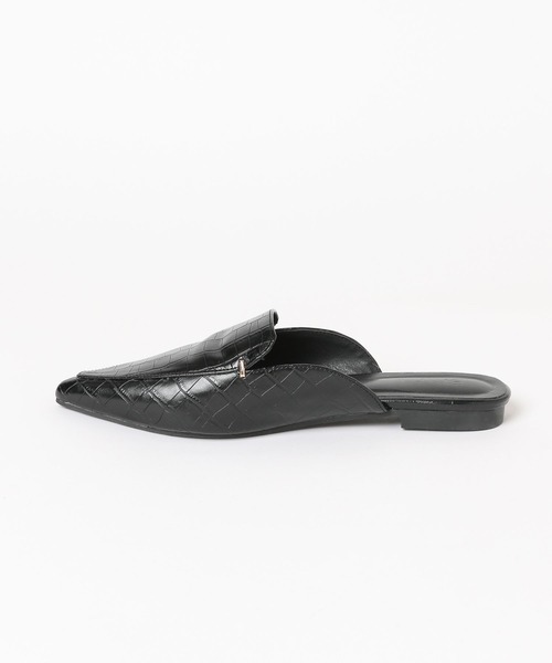 Elura（エルーラ）の「ローファーミュール/324747（パンプス・レディース・ホワイト/ブラック・LARGE/MEDIUM）」の7枚目の写真