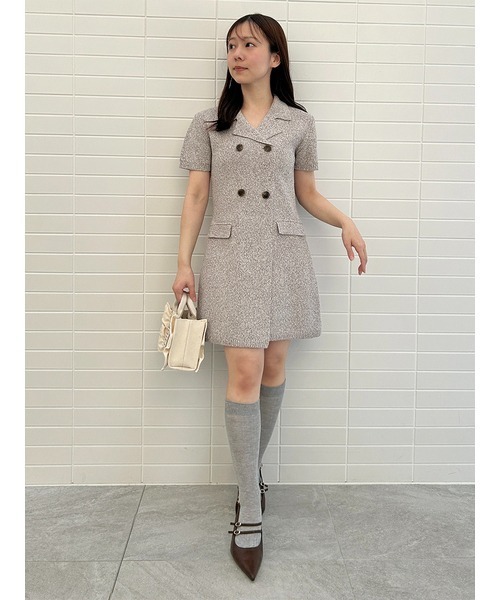 スナイデル　ワンピース　beige スナイデル SNIDEL ティアードシアープリーツワンピース