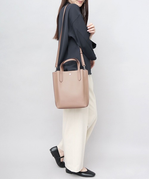 かるいかばん レザー調 2WAY ショルダー トートバッグ A5収納 かるいかばん レザー調 2WAY ショルダー トートバッグ A5収納