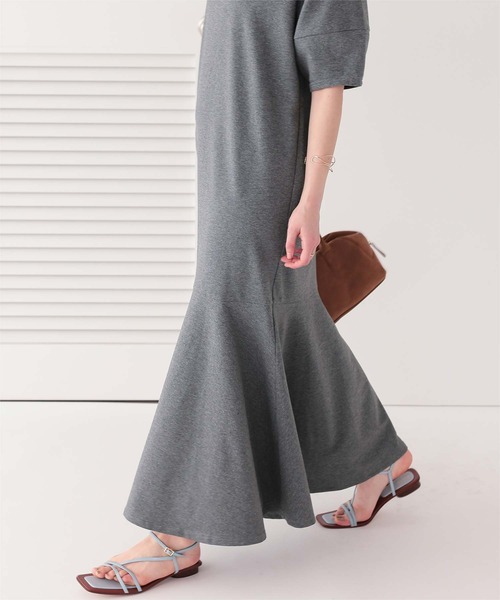 ランタンスリーブマーメイドワンピース（ワンピース）｜titivate