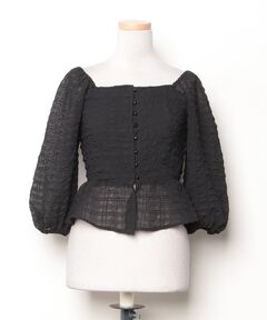 casa fline ラクーンミックスカーディガンコート casa fline/ラクーンミックスカーディガンコート