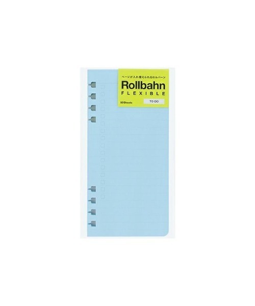 Rollbahn FLEXIBLE(ロルバーン フレキシブル)の「ロルバーン フレキシブル リフィル TO DO M(手帳/メモ帳・レディース・ホワイト/ライトブルー/イエロー・FREE)」の3枚目の写真