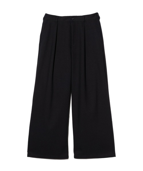 glamb（グラム）の「Grace Wide Slacks / グレースワイドスラックス（スラックス・メンズ・グレー/ブラック/ワイン・S/M/L）」の4枚目の写真