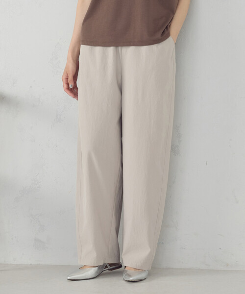 COMME CA ISM(コムサイズム)の「ワッシャータイプライター バレルパンツ(その他パンツ・レディース・ベージュ/ブルー/ブラック・MEDIUM/LARGE)」の2枚目の写真