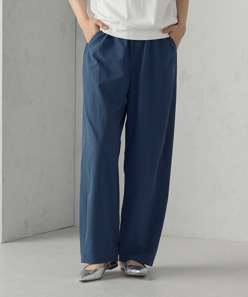 COMME CA ISM(コムサイズム)の「ワッシャータイプライター バレルパンツ(その他パンツ・レディース・ベージュ/ブルー/ブラック・MEDIUM/LARGE)」の3枚目の写真