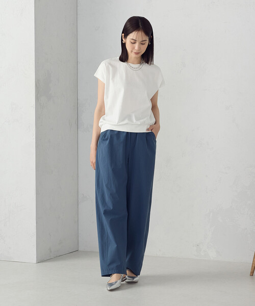 COMME CA ISM(コムサイズム)の「ワッシャータイプライター バレルパンツ(その他パンツ・レディース・ベージュ/ブルー/ブラック・MEDIUM/LARGE)」の18枚目の写真