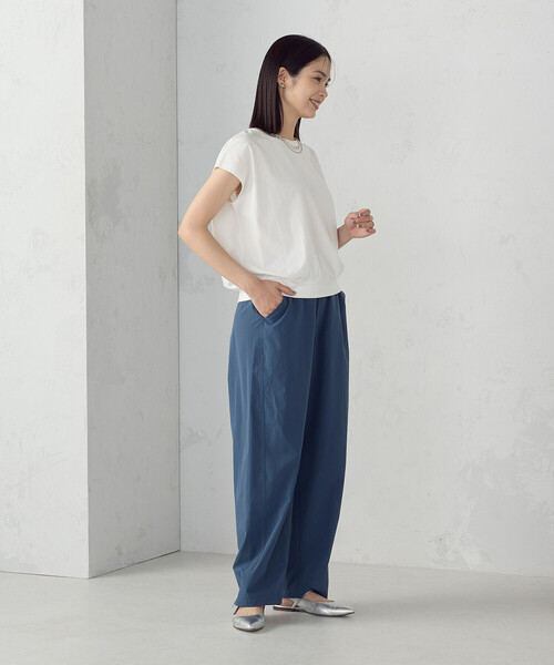 COMME CA ISM(コムサイズム)の「ワッシャータイプライター バレルパンツ(その他パンツ・レディース・ベージュ/ブルー/ブラック・MEDIUM/LARGE)」の17枚目の写真