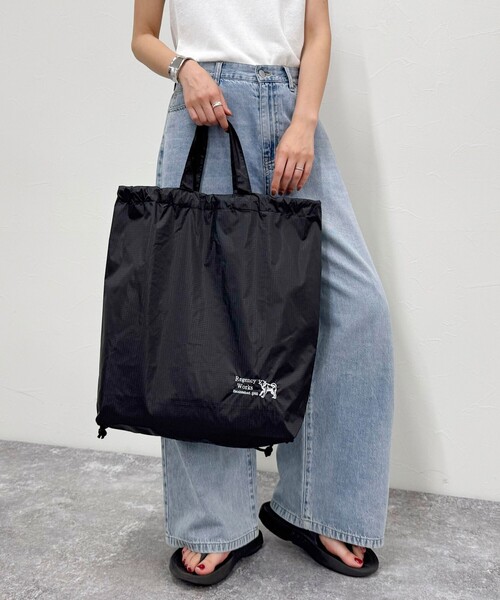 fredy emue（フレディエミュ）の「【Regency works/リージェンシー ワークス】ナイロンジムサック（バックパック/リュック・レディース・ネイビー/ブラック/オリーブ・FREE）」の12枚目の写真