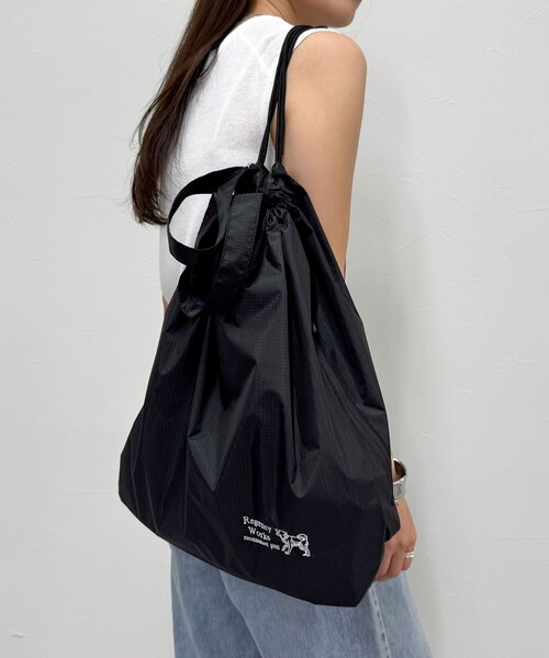 fredy emue（フレディエミュ）の「【Regency works/リージェンシー ワークス】ナイロンジムサック（バックパック/リュック・レディース・ネイビー/ブラック/オリーブ・FREE）」の13枚目の写真