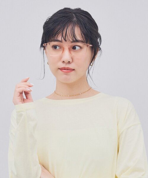 Zoff（ゾフ）の「ウェリントン型 メガネ｜クリアカラー｜伊達メガネ 度付きメガネ｜ユニセックス｜読書 ビジネス｜Zoff｜CLASSIC（メガネ・メンズ・グリーン/クリア/グレー/ライトピンク・FREE）」の18枚目の写真