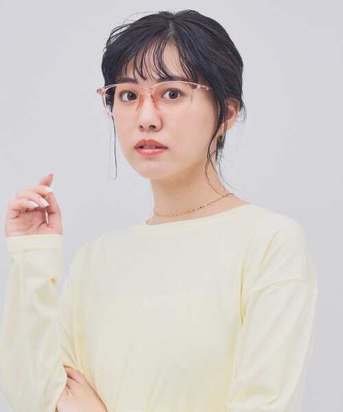 Zoff（ゾフ）の「ウェリントン型 メガネ｜クリアカラー｜伊達メガネ 度付きメガネ｜ユニセックス｜読書 ビジネス｜Zoff｜CLASSIC（メガネ・メンズ・グリーン/クリア/グレー/ライトピンク・FREE）」の19枚目の写真