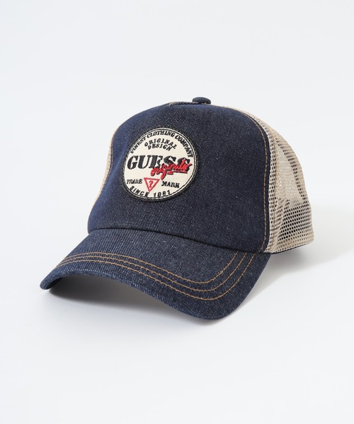セール】GUESS GO DENIM TRUCKER デニムキャップ（キャップ