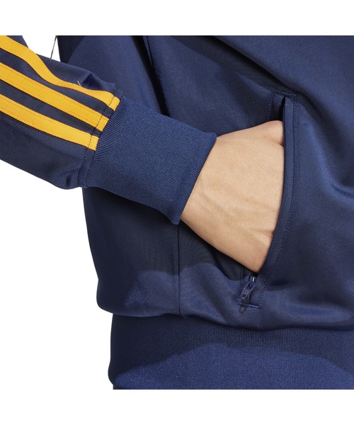 adidas(アディダス)の「adidas FBIRD LOOSE TT / アディダス ファイヤーバード ルーズ トラック トップ(ジャージ・レディース・インディゴブルー・L/M/S)」の6枚目の写真