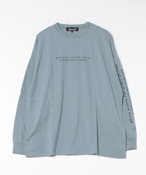 B.I.D.（ビーアイディー）の「《天竺　プリントロンT（Tシャツ/カットソー・メンズ・ブルー/カーキ/ホワイト/ピンク/ベージュ・LARGE/MEDIUM）」の4枚目の写真
