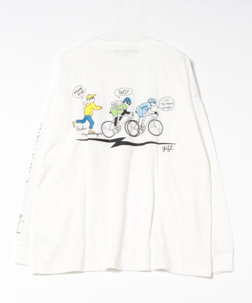 B.I.D.（ビーアイディー）の「《天竺　プリントロンT（Tシャツ/カットソー・メンズ・ブルー/カーキ/ホワイト/ピンク/ベージュ・LARGE/MEDIUM）」の6枚目の写真