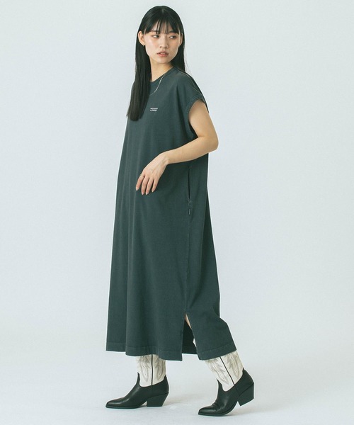 セール】(THOUSAND MILE x GENE HEAVENS)BIO WASH TEE DRESS