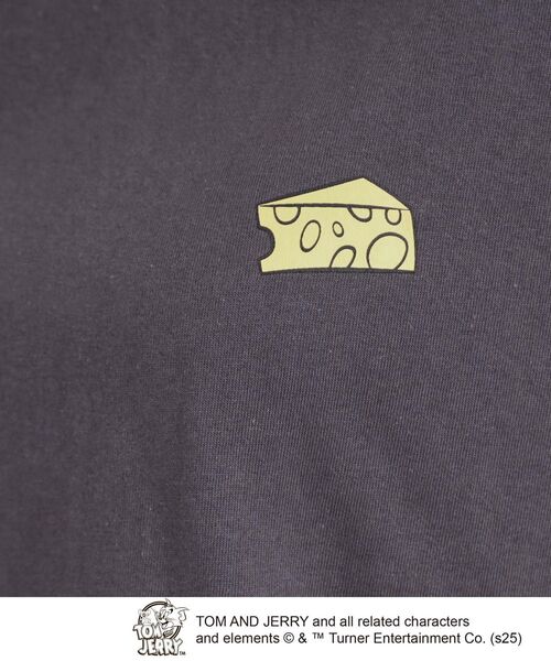 Tom＆Jerry（トムアンドジェリー）の「【TOM and JERRY 別注】ベーシックTシャツ（Tシャツ/カットソー・レディース・チャコール/ホワイト系1/チャコールグレー/ホワイト系3・01/02/03/04）」の22枚目の写真