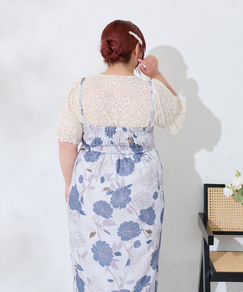 Louiosy（ルオシー）の「【大きいサイズ】アソート花柄セパレート浴衣