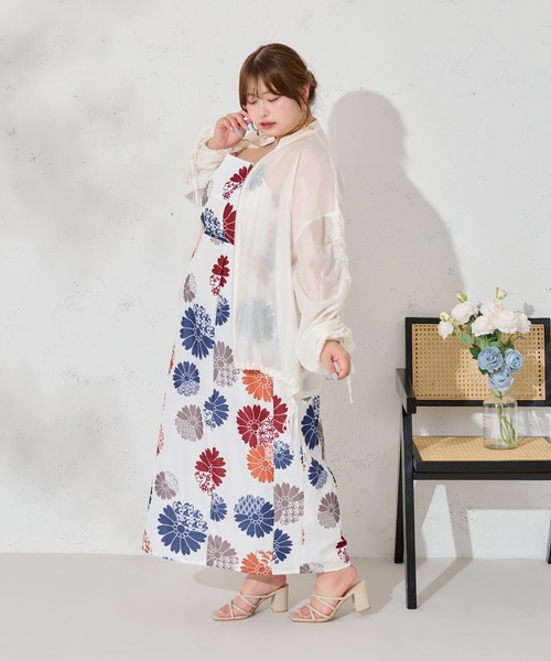 大きいサイズ】アソート花柄セパレート浴衣セット（浴衣