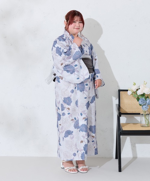 ルオシー louisy 浴衣 ルオシー Louiosy 花柄浴衣セット 3L - メルカリ