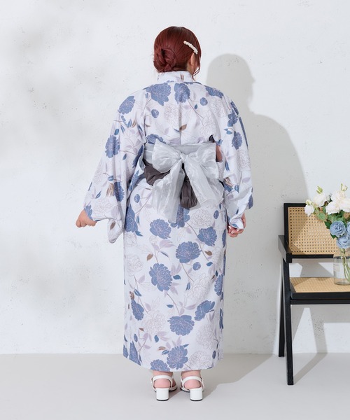 ルオシー louisy 浴衣 セール】【大きいサイズ】花柄浴衣セット（浴衣）｜Louiosy