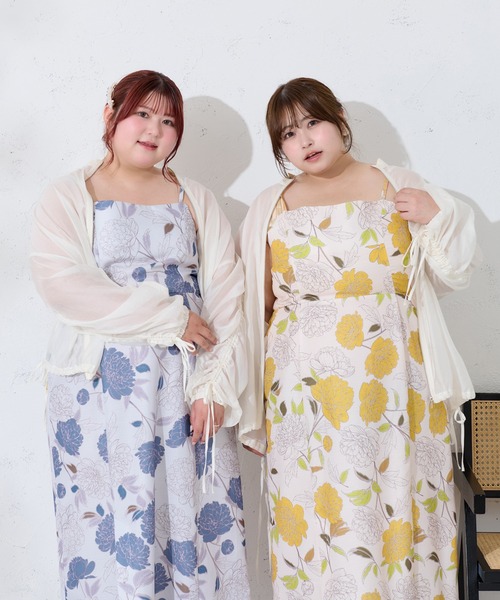 Louiosy（ルオシー）の「【大きいサイズ】アソート花柄セパレート浴衣