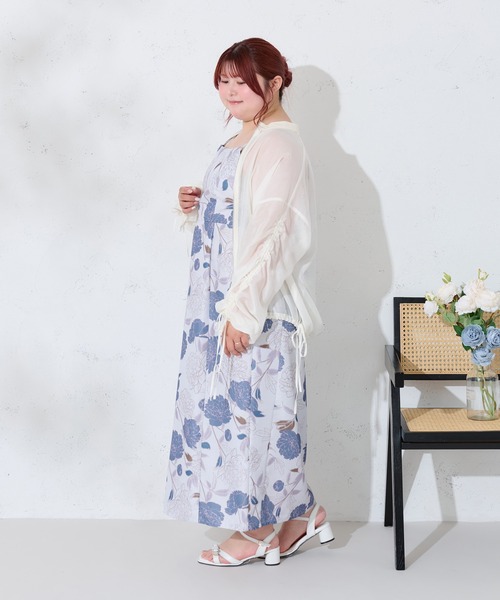 大きいサイズ】アソート花柄セパレート浴衣セット（浴衣
