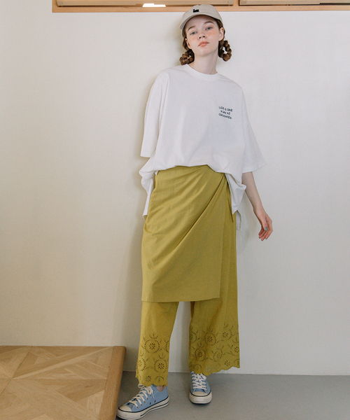 セール】＜made in INDIA＞スカラップシフリー刺繍ラップ風