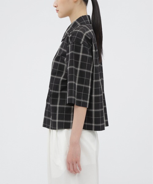 COTTON LINEN CHECK（シャツ/ブラウス）｜MARGARET HOWELL